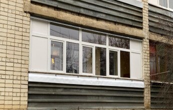 Наши выполненные работы по остеклению балконов